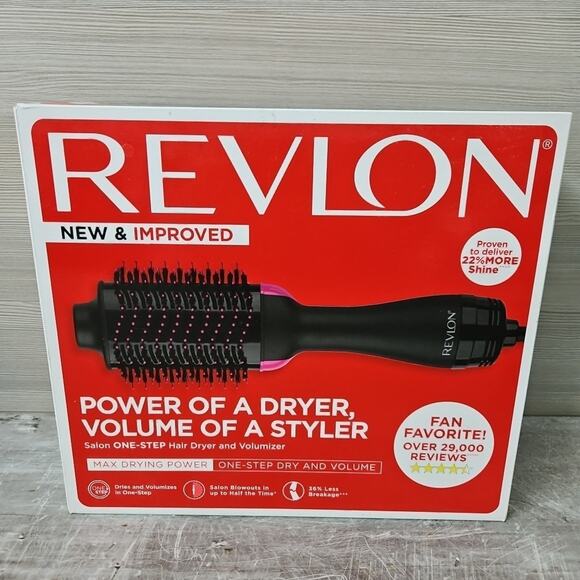 Revlon One-Step Hair Dryer And Volumizer Hot Air Brush REVLON RVDR5222 Sealed - Picture 1 of 10